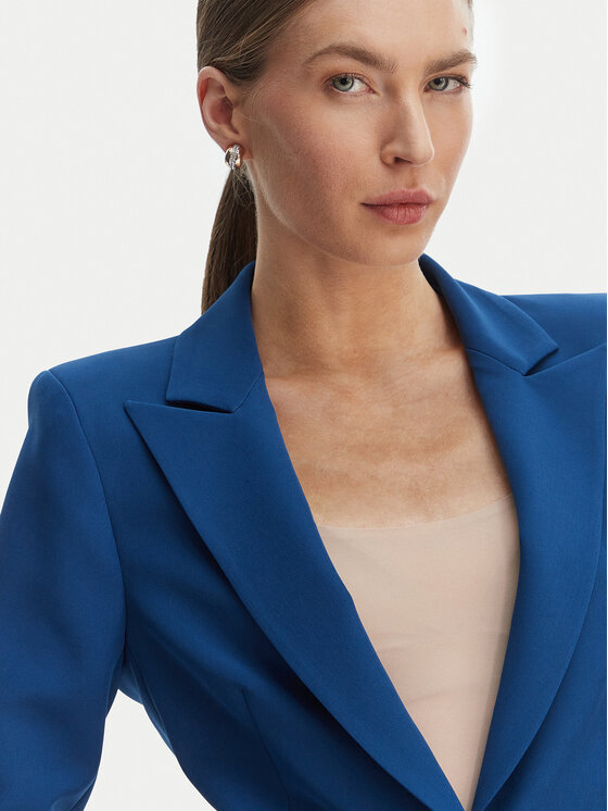 Rinascimento Rinascimento Švarkas CFC0127895003 Mėlyna Slim Fit