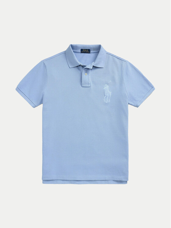 Polo Ralph Lauren Polo Ralph Lauren Поло 710938137012 Блакитний Slim Fit