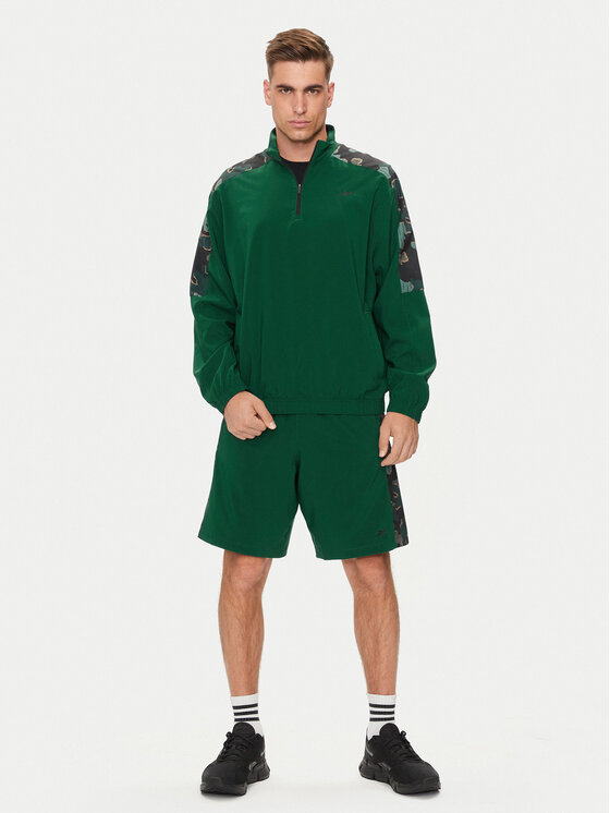 Reebok Reebok Pulóver Train Motion 100075353 Zöld Relaxed Fit