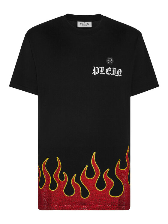 PHILIPP PLEIN PHILIPP PLEIN T-Shirt 20645 Černá Regular Fit