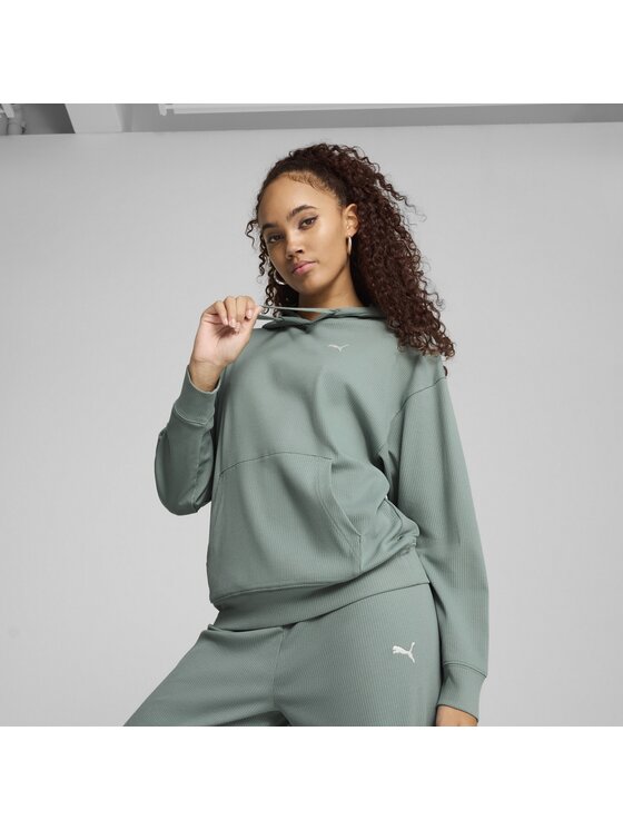 Puma Puma Bluza 685023 Zielony Regular Fit