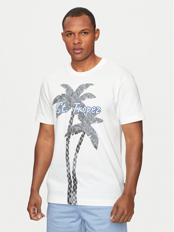 JOOP! JOOP! Marškinėliai 34Bardo 30041249 Smėlio Modern Fit