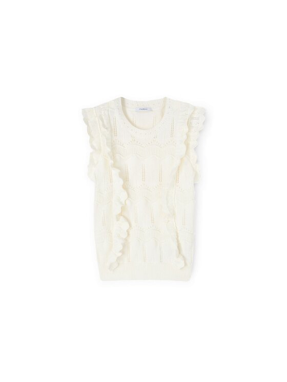 Motivi Motivi Maglione G366W003413N011 Bianco Regular Fit