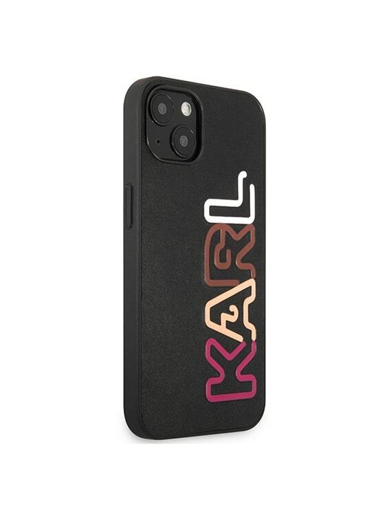KARL LAGERFELD KARL LAGERFELD Etui na telefon Multipink Brand Czarny