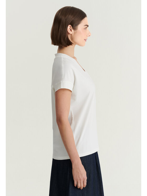 TATUUM TATUUM Bluzka MASEL Kremowy Classic Fit
