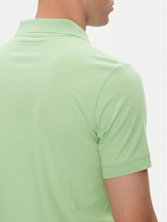 KARL LAGERFELD KARL LAGERFELD Polo marškinėliai 745710 552224 Žalia Regular Fit
