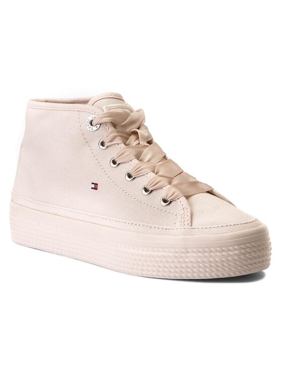 Tommy Hilfiger Sneakers Pastel Mid Flatform Sneaker FW0FW02985 Rose Modivo