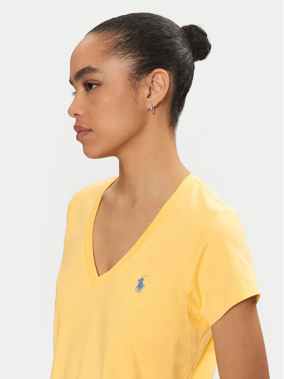 Polo Ralph Lauren Polo Ralph Lauren Tričko 211902403014 Žltá Regular Fit