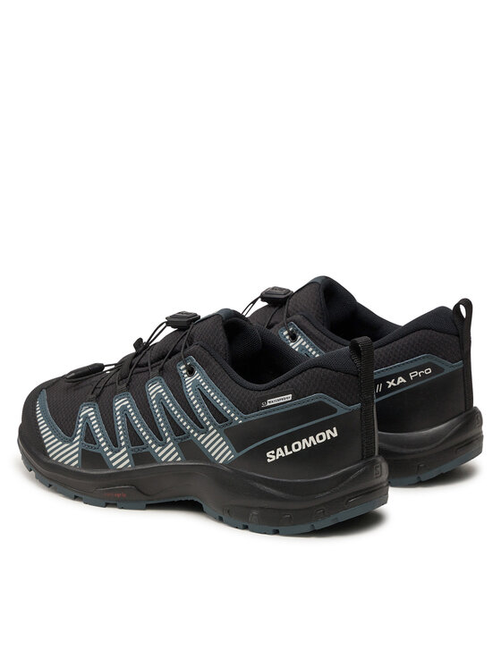 Salomon Salomon Pārgājienu apavi Xa Pro V8 Waterproof L47568000 Melns