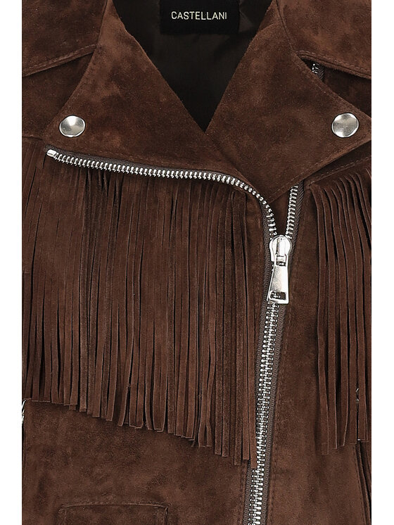 Castellani Castellani Ramoneska Sorrentoo Brązowy Regular Fit