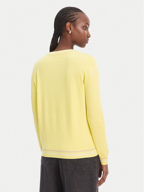 Liu Jo Sport Liu Jo Sport Sweter TA6068 MS49I Żółty Regular Fit