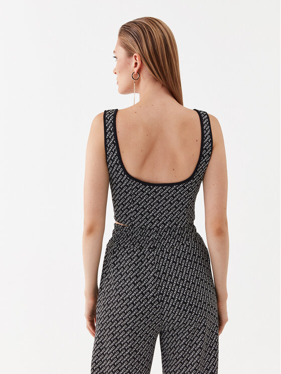 PINKO Pinko Τοπ 101660 A131 Μαύρο Slim Fit