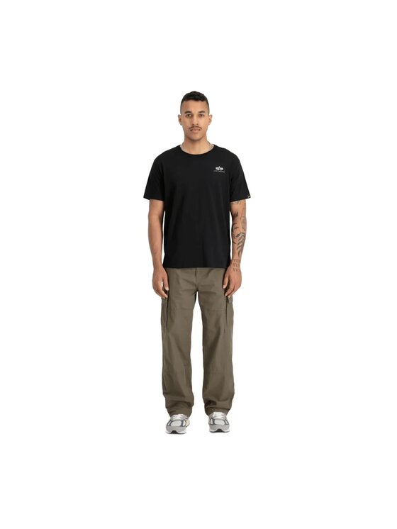 Alpha Industries Alpha Industries Tričko AI.148526 Čierna Regular Fit