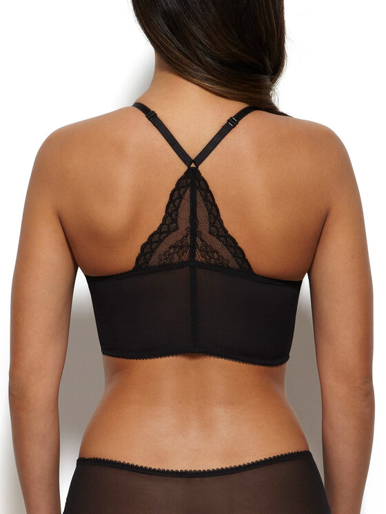 Gossard Gossard Bralette krūšturis Superboost Deep V 7718 Melns