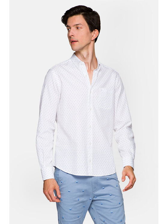 Lancerto Lancerto Koszula Ariana KO073121000010 Biały Slim Fit