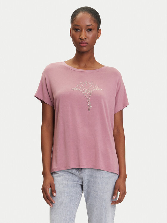 JOOP! T-shirt 10224367 Rosa Relaxed Fit, taglia : 40