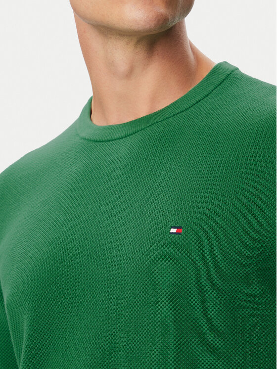Tommy Hilfiger Tommy Hilfiger Megztinis Essential MW0MW36347 Tamsiai žalia Regular Fit