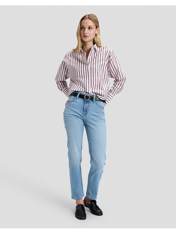 Lee Lee Koszula CUFFED SHIRT Kolorowy Regular Fit