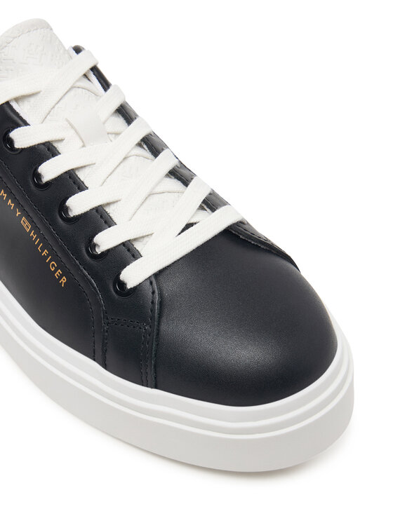 Tommy Hilfiger Tommy Hilfiger Sneakersy Th Feminine Platform Monogram FW0FW09594 Černá