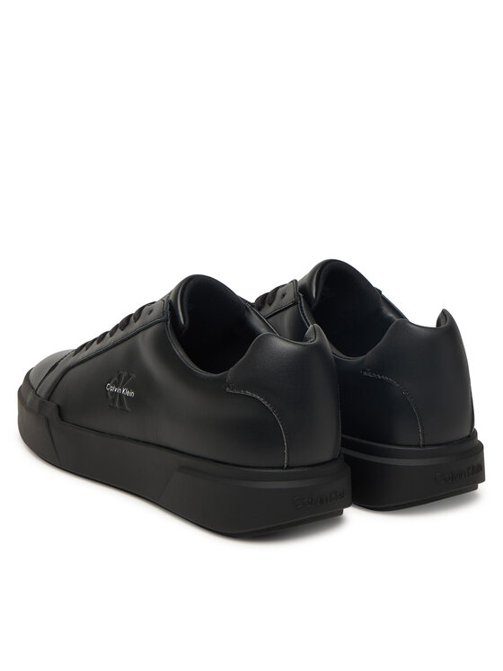 Calvin Klein Calvin Klein Sneakersy Chunky Cupsole Laceup Lth YM0YM01344 Černá