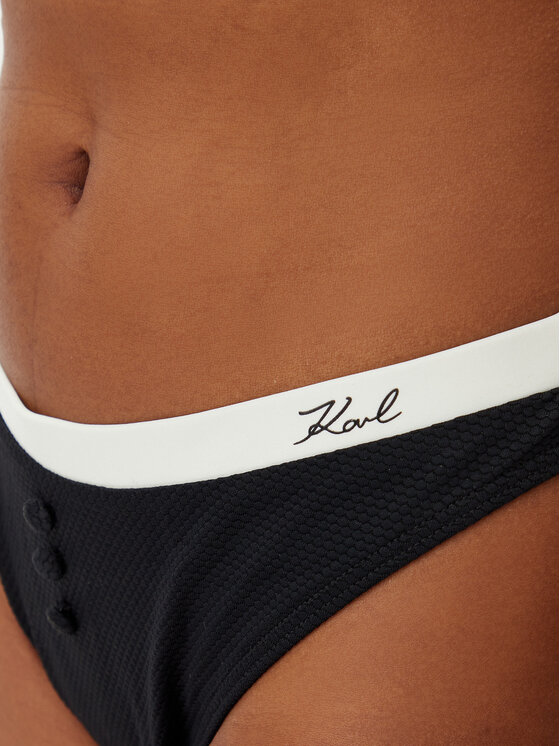 KARL LAGERFELD KARL LAGERFELD Μπικίνι κάτω μέρος A2W46019 Μαύρο