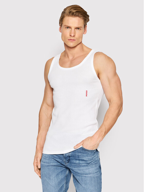 HUGO HUGO Комплект майок без рукавів 50469778 Білий Slim Fit