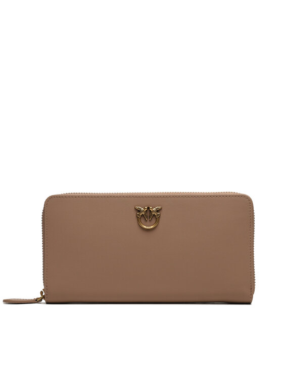 PINKO Pinko Velika ženska denarnica Ryder Zip Around . AI 23-24 PCPL 100250 A0F1 Rjava