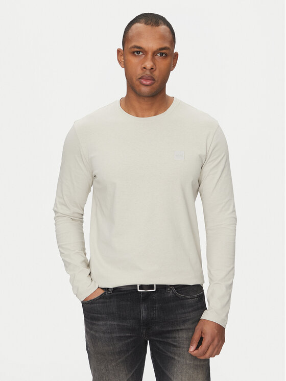 BOSS BOSS Longsleeve Tacks 50512111 Bej Regular Fit