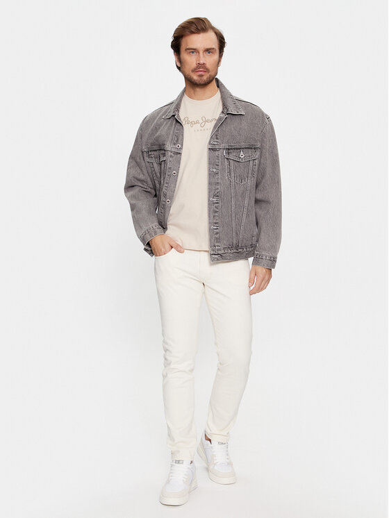 Pepe Jeans Pepe Jeans Тишърт Eggo N PM508208 Бежов Regular Fit