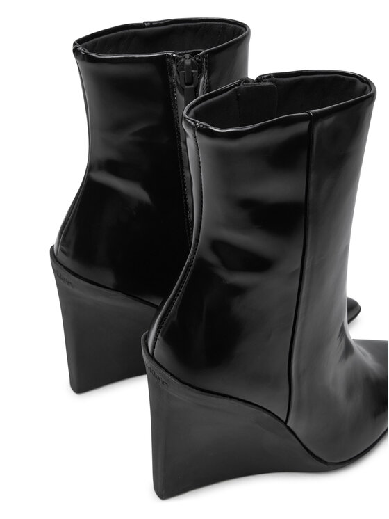 Calvin Klein Calvin Klein Botine Wedge Ankle Boot 90 HW0HW02256 Negru