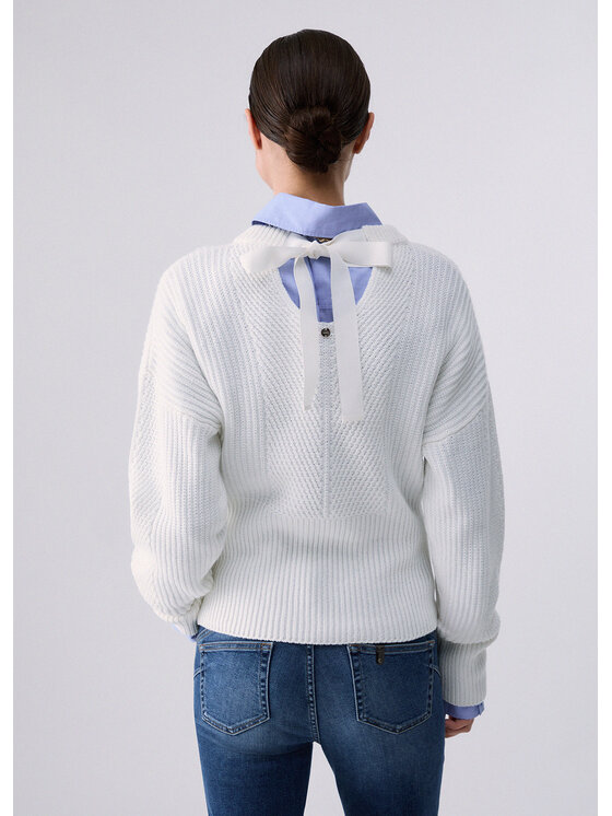 Liu Jo Liu Jo Maglione WF6233MS05110701 Bianco Regular Fit