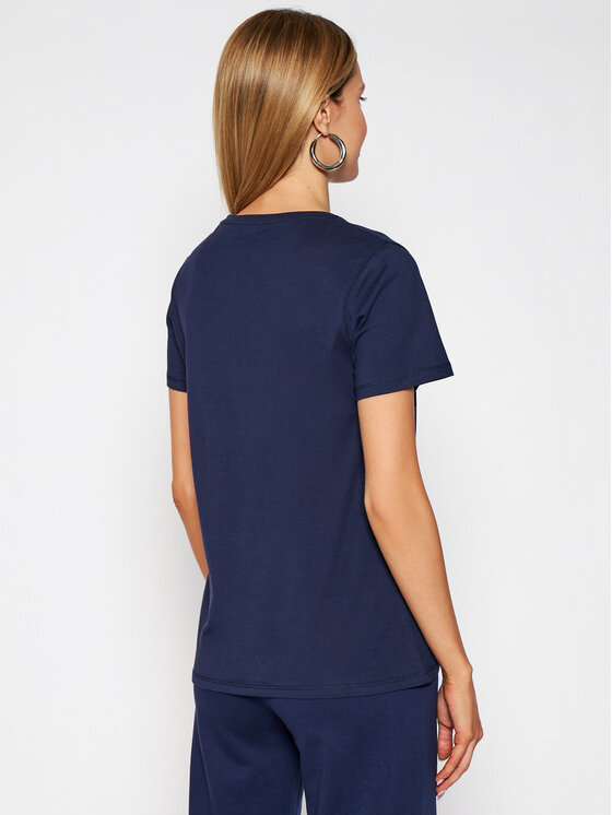 Pepe Jeans Pepe Jeans T-Shirt Betty PL504815 Granatowy Regular Fit