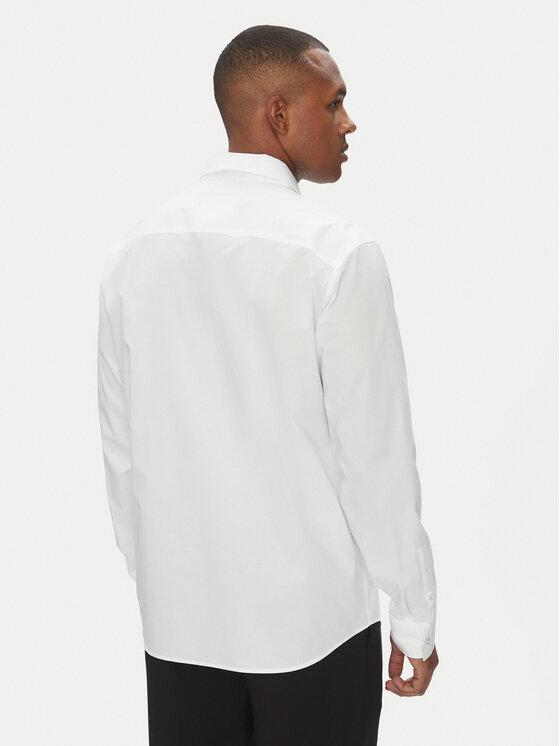 Versace Jeans Couture Versace Jeans Couture Marškiniai 78GALYR1 Balta Slim Fit