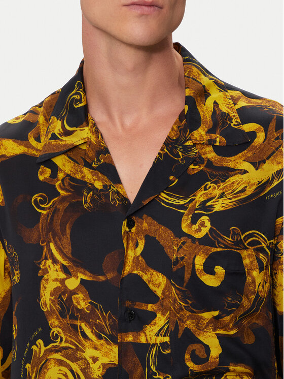 Versace Jeans Couture Versace Jeans Couture Πουκάμισο 76GAL2B0 Μαύρο Regular Fit