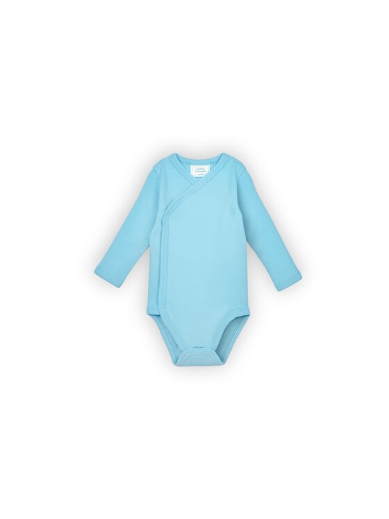 Stellou & friends Stellou & friends Komplet body dziecięcych Long Sleeve CROSS-BODY Niebieski