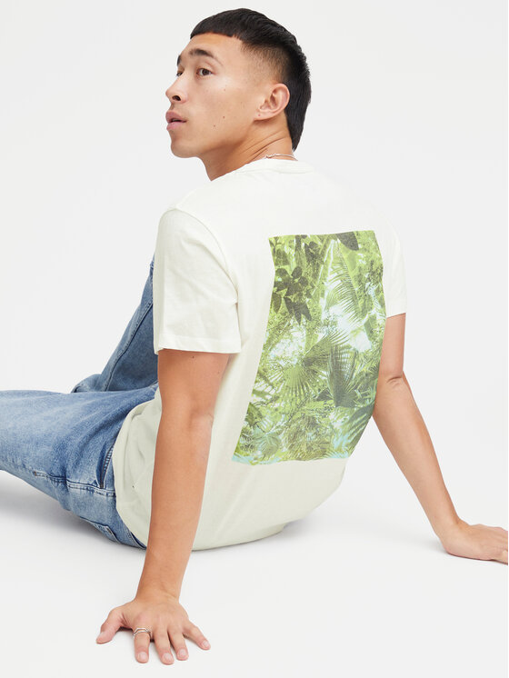Blend Blend Тишърт 20716513 Бял Regular Fit
