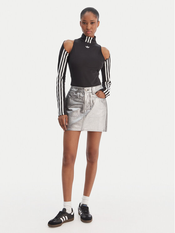 adidas adidas Minirock 3-Stripes KD2899 Silberfarben Regular Fit