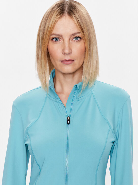 Skechers Skechers Bluza Skechers Go Flex Mesh Jacket Niebieski Regular Fit