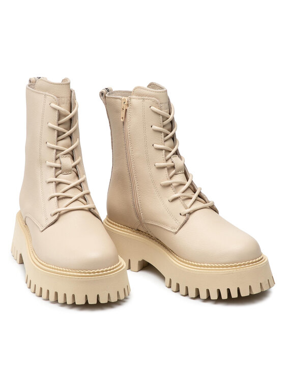 Bronx Bronx Schnürstiefeletten 47283-AA Beige