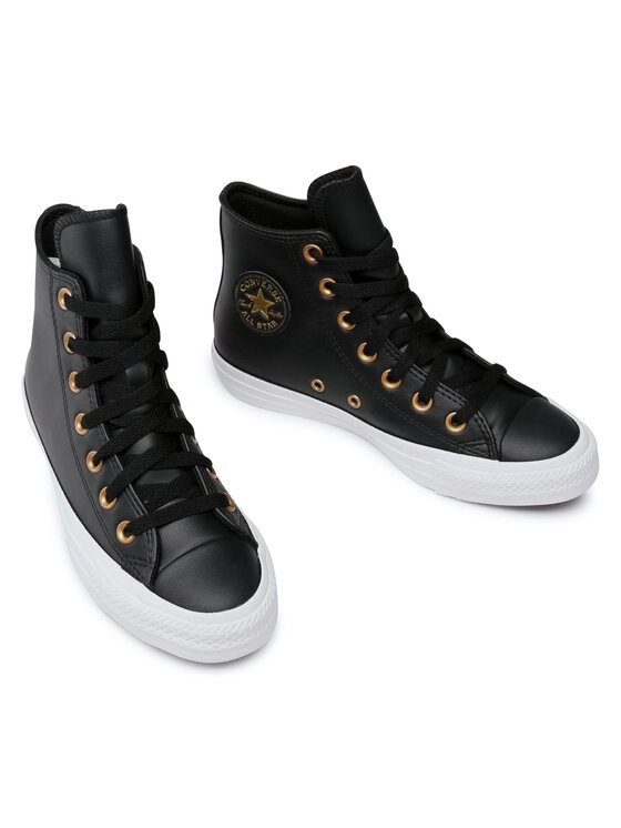 Converse Tenisówki Ctas Hi 568659C Czarny • Modivo.pl
