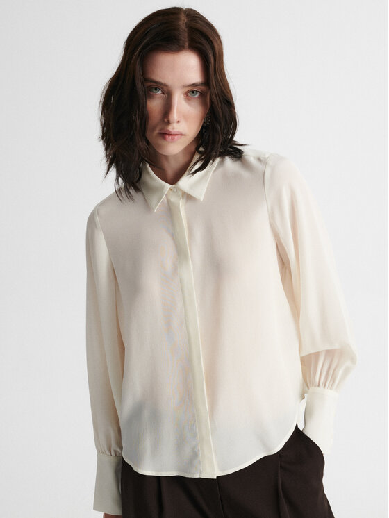 MARI PRETI MARI PRETI Blusa ISABELLE Crema Oversize