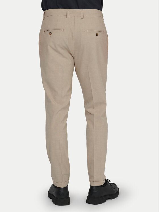 Matinique Matinique Παντελόνι υφασμάτινο 30205157 Μπεζ Slim Leg