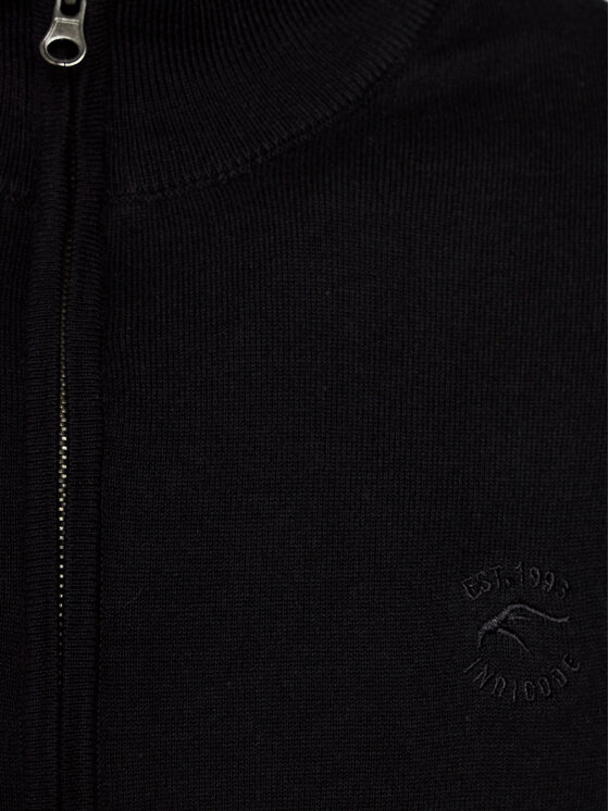 INDICODE INDICODE Πουλόβερ Liliamos 35-698 Μαύρο Regular Fit