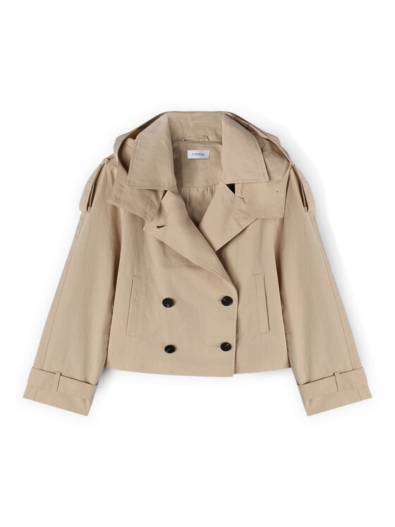 Motivi Motivi Cappotto invernale R015Q001141N002 Crema Regular Fit