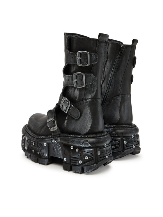 NEW ROCK NEW ROCK Čizme M-373SC-C1 Siva