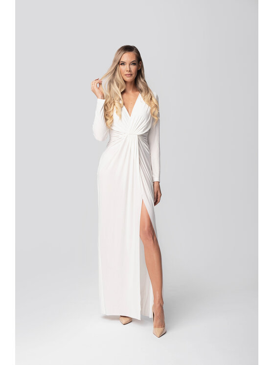 Aurora Aurora Večerní šaty Ślubna Brigette Bílá Feminine Fit