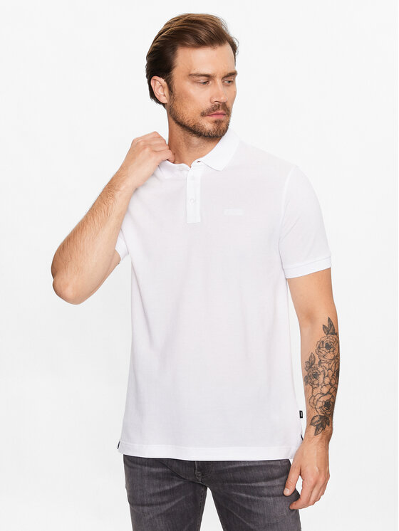 JOOP! Tricou polo 30036084 Alb Modern Fit