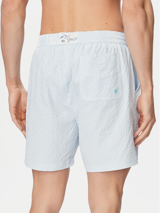 Guess Guess Pantaloni scurți pentru înot F6GT11 WN342 Albastru deschis Regular Fit