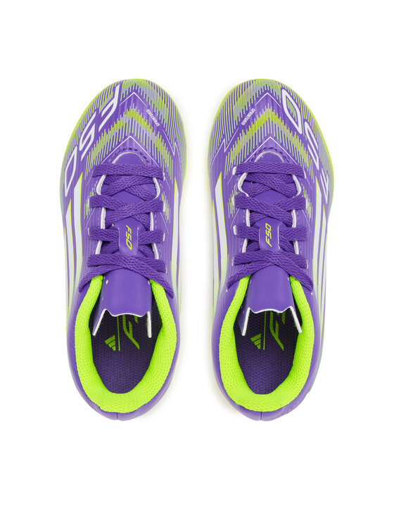 adidas adidas Buty do piłki nożnej F50 Club Firm/Multi-Ground Boots Kids JI0030 Fioletowy