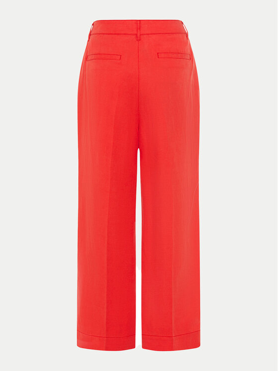 Olsen Olsen Stoffhose 14002165 Rot Straight Fit